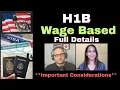 H1B Wage Based Selection Process FY2026 2027