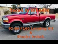 92-96 F150 Leveling Kit Shocks install