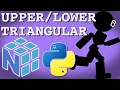 Python Numpy Arrays - Lower Triangular np tril