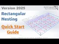 RhinoCAM 2025 Rectangular Nesting Quick Start