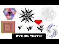 Python Turtle - Draw Different Shape Design In Python Turtle Graphics Draw Pattern By