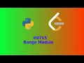 No Sound Leetcode 715 Range Module