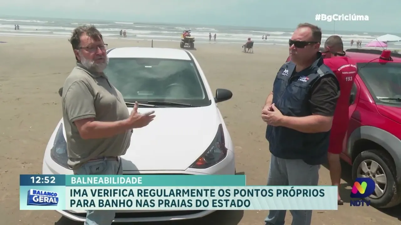 Balneabilidade das praias de SC: confira os pontos próprios e impróprios para banho