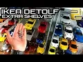 HOW TO ADD more shelves to IKEA DETOLF cabinet - for 1 18 modelcars and collections