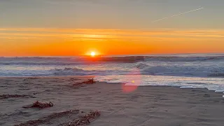 Ocean waves at sunrise at the Jersey Shore Bradley Beach NJ Wake up Sleep Relax Focus