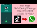 Download Lagu Cara Ganti Nada Dering Whatsapp Dengan Lagu Tiktok Untuk HP Vivo