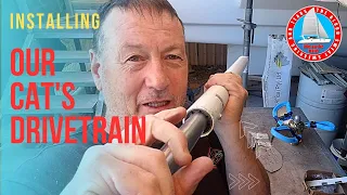 Our Catamaran’s Drive Train – No sail drive here //Complete Catamaran Build