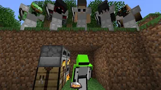 Minecraft Speedrunner VS 5 Hunters GRAND FINALE 