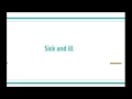 Download Lagu The difference between Sick and Ill