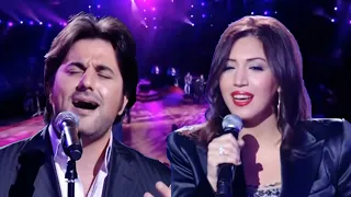 أسما لمنور و ملحم زين يغنيان ل ناظم الغزالي عيرتني بالشيب ميحانة ميحانة برنامج تاراتاتا 