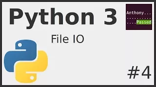 Python 3 - File IO