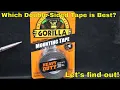 Which Double-Sided Mounting Tape is Best 3M VHB vs Duck Gorilla Gorilla Clear T-REX Loctite