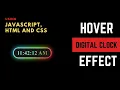 Digital Clock using HTML CSS JavaScript digitalshamyt Web Design