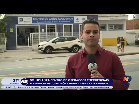 SC implanta Centro de Operações Emergenciais e anuncia R$ 10 milhões para combate à dengue