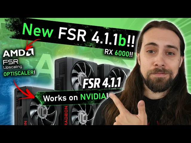 NEW FSR 4.1.1b for older AMD & NVIDIA cards!! Optiscaler doing AMD's Job!