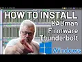 How to Install DAD Software Firmware Windows