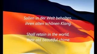 German National Anthem Das Deutschlandlied DE EN 