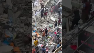 Kuporomoka Kwa Ghorofa Kariakoo Kariakoo Dar Tanzania 