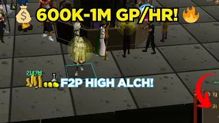 OSRS F2P High Alch Guide Make 600K to 1M GP Per Hour No Membership
