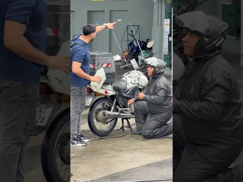 Ele poderia ter ignorado, mas escolheu ajudar. ❤️🏍️