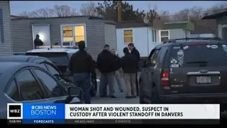 Woman shot suspect arrested after Danvers standoff