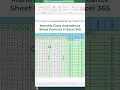 Monthly Class Attendance Calculation Sheet in Excel How to make monthly attendance sheet in