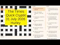 The Times Quick Cryptic 3368