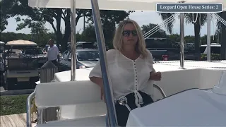 E6 5 Foot Fk All Walkthrough Tour of  Leopard 45 Catamaran Sailboat