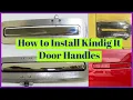 How to Install Kindig It Design Flush Door Handles on a 1988-1999 Silverado or Sierra Steele Dreams
