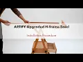 Step-by-Step Guide to Assemble ARTIFY Upgraded H-frame Easel