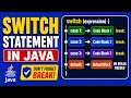 switch case Java Switch Statement Explained Syntax Break Default Interview Questions