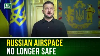 Zelenskiy warns Russian airspace is becoming unsafe amid drone attacks | NTV Global