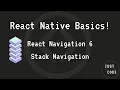 React Native Basics React Navigation v6 - Simple Navigation with Stack Navigator 2022