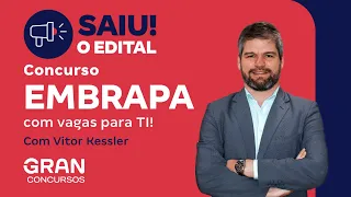 Concurso Embrapa | Saiu o Edital com vagas para TI!