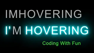 CSS Glowing Text Hover Effects Quick HTML CSS Tutorial For Beginner Coding With Fun