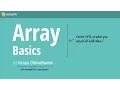 Arrays in JavaScript The Basics