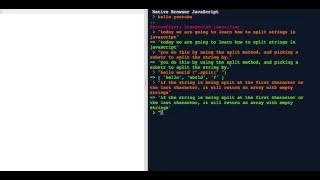 How to Split Strings in Javascript