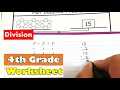 4th Grade Math - Division Worksheet Balancing and Repeated Addition
