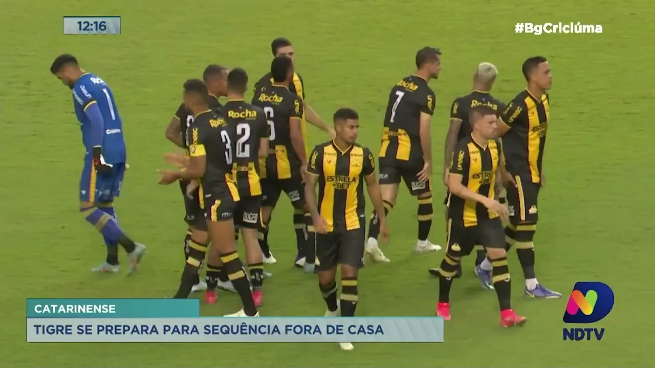 Tigre se prepara para a sequência do Catarinense fora de casa