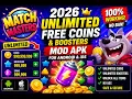 Match Masters 2026 - Unlimited Free Coins Boosters Mod APK for Android iOS