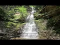 Walking to Cathedral Falls in Gauley Bridge West Virginia