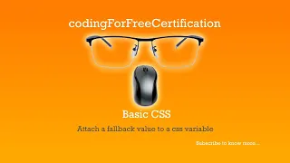 Basic CSS Attach a Fallback value to a CSS Variable freecodecamp 40 of 44