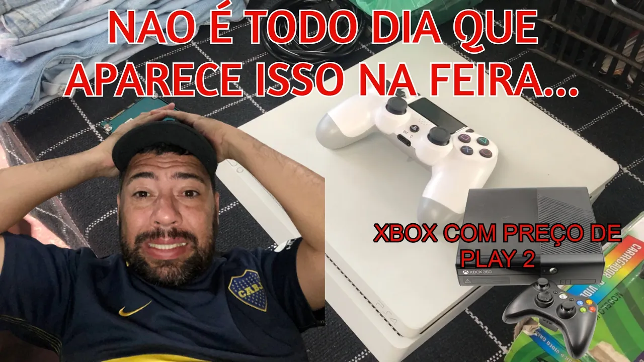CAÇADA GAMER FEIRA DO ROLO DE PACIÊNCIA PS4 BRANCO TOP