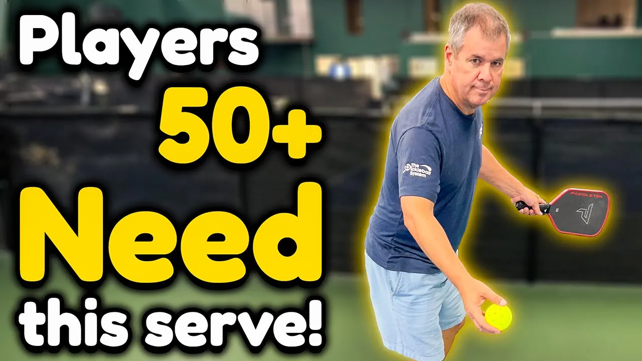 The Only Serve You Need To Play Great Pickleball | From a 50+ Pickleball Coach The Only Serve You Need To Play Great Pickleball | From a 50+ Pickleball Coach