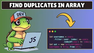How to Find Duplicate Elements in Array in Javascript