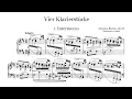 Brahms - 4 Piano Pieces, Op. 119 (Audio+Sheet) [Kempff]
