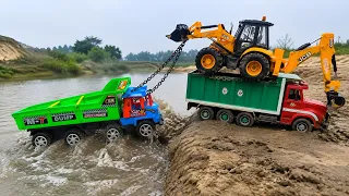 New TATA Petrol Tanker Ashok Leyland Accident Pulling Out Jcb 3dx Tractor Thar? Jcb Tractor Cartoon
