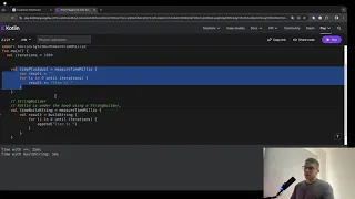 Kotlin string concatenation StringBuilder vs