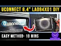 How to DIY replace delaminated Chrysler Jeep Dodge 8 4 Uconnect 4c LA084X01 LCD panel - Easy method