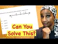 Solving a Number Line Word Problem